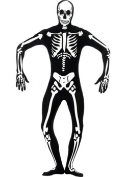 Adult Skeleton 2nd Skin Jumpsuit Costume