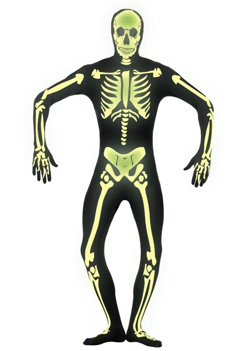 Adult Skeleton 2nd Skin Jumpsuit Costume 4 Adult Skeleton 2nd Skin Jumpsuit Costume - Image 2