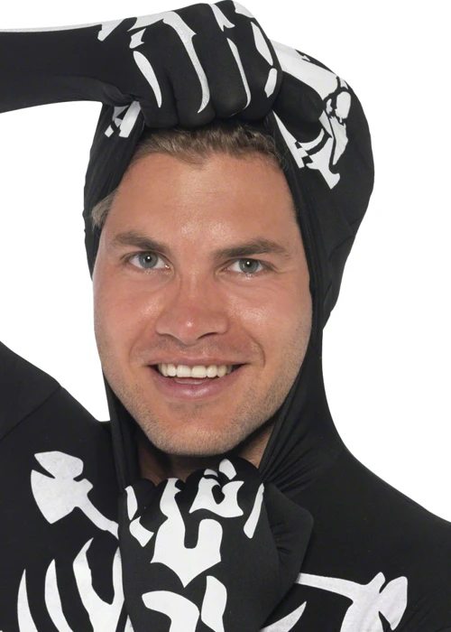 Adult Skeleton 2nd Skin Jumpsuit Costume 5 Adult Skeleton 2nd Skin Jumpsuit Costume - Image 3