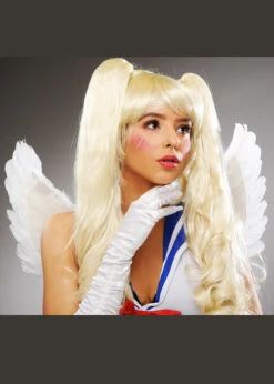 Sailor Moon Style Small White Feather Wings