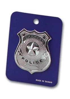 Silver Special Police Badge -Halloween Fans Shop special police badge 02