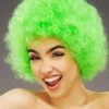Bright Green Curly Pop Wig 1 Bright Green Curly Pop Wig -Halloween Fans Shop st patricks day green curly pop wig