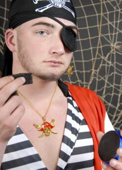 Pirate Fancy Dress Stubble Make-Up Kit