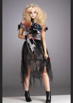Teen Girls Dead Zombie Prom Queen Costume 9 Teen Girls Dead Zombie Prom Queen Costume -Halloween Fans Shop teen zombie prom queen 996997 02