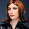 Womens Avengers Style Emma Peel Brown Wig -Halloween Fans Shop the avengers emma peel wig