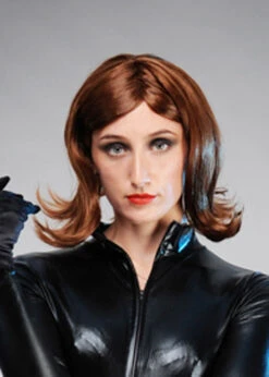 Womens Avengers Style Emma Peel Brown Wig 7 Womens Avengers Style Emma Peel Brown Wig -Halloween Fans Shop the avengers emma peel wig 02