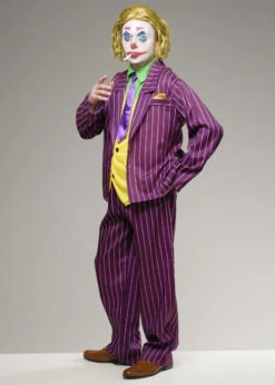 Mens The Joker Style Purple Villain Costume -Halloween Fans Shop the joker movie costume 88796 01