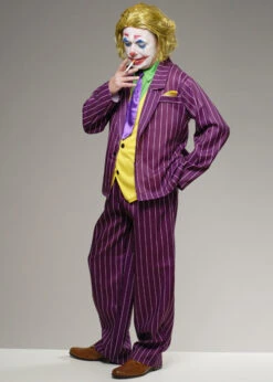 Mens The Joker Style Purple Villain Costume -Halloween Fans Shop the joker movie costume 88796 02