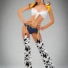 Womens Jessie Style Playful Cowgirl Costume -Halloween Fans Shop toy story jessie costume 5117