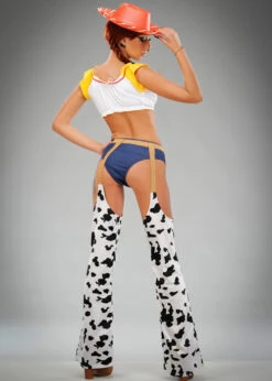 Womens Jessie Style Playful Cowgirl Costume -Halloween Fans Shop toy story jessie costume 5117 02
