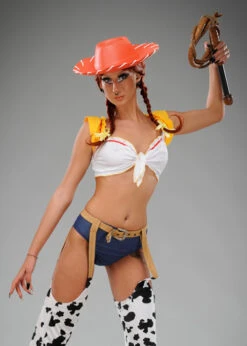 Womens Jessie Style Playful Cowgirl Costume -Halloween Fans Shop toy story jessie costume 5117 04