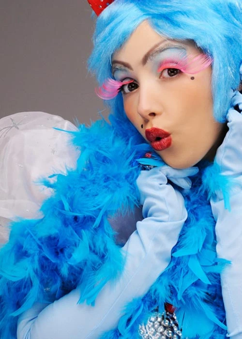 Pantomime Dame Turquoise Blue Feather Boa 3 Pantomime Dame Turquoise Blue Feather Boa
