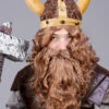 Adult Blonde Curly Viking Wig And Beard -Halloween Fans Shop viking wig and beard set