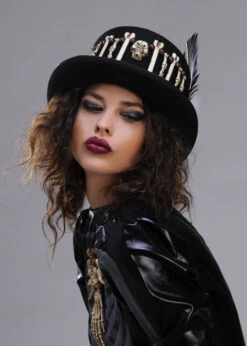 Halloween Voodoo Witch Doctor Top Hat