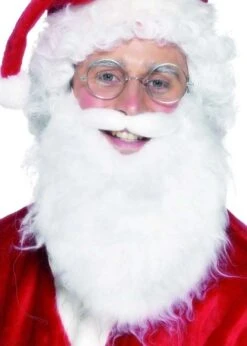 White Bushy Christmas Santa Claus Fake Beard