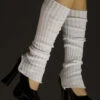 White Glitter Legwarmers