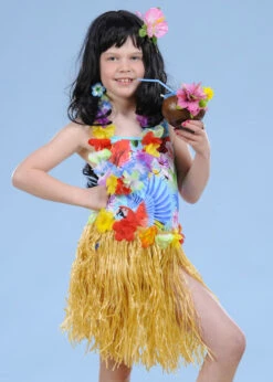 Kids Size Straw Hawaiian Grass Skirt