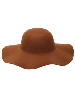 Womens Brown 70s Floppy Hippy Hat -Halloween Fans Shop womens 70s brown hippy hat 68581 02