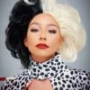 Womens Cruella Style Deluxe Evil Madame Wig 2 Womens Cruella Style Deluxe Evil Madame Wig -Halloween Fans Shop womens cruella de vil wig 44264