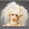 Womens Halloween Blonde And Grey Mummy Wig 2 Womens Halloween Blonde And Grey Mummy Wig -Halloween Fans Shop womens deluxe blonde mummy wig
