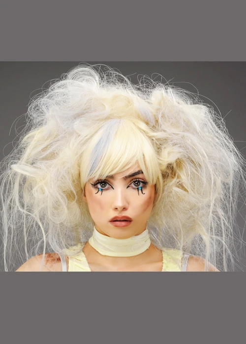Womens Halloween Blonde And Grey Mummy Wig 5 Womens Halloween Blonde And Grey Mummy Wig - Image 3