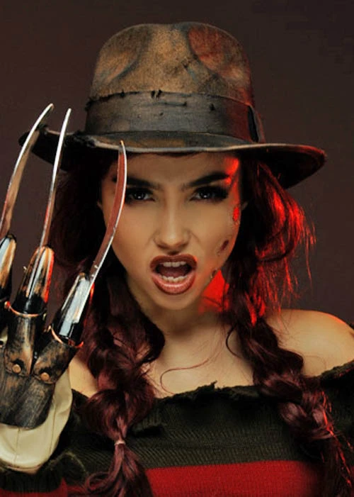 Womens Freddy Krueger Style Brown Fedora Hat 5 Womens Freddy Krueger Style Brown Fedora Hat - Image 3