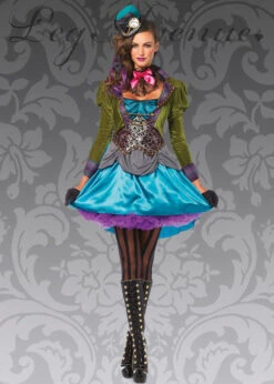 Ladies Leg Avenue Deluxe Mad Hatter Costume