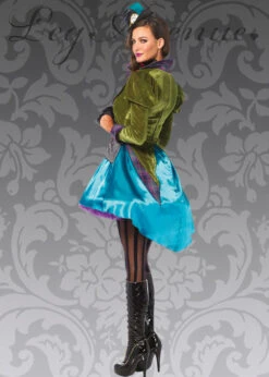 Ladies Leg Avenue Deluxe Mad Hatter Costume -Halloween Fans Shop womens deluxe mad hatter costume 85505 03