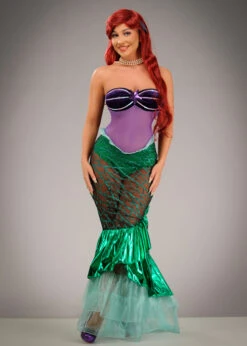 Womens Deluxe Little Mermaid Ariel Costume