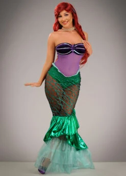 Womens Deluxe Little Mermaid Ariel Costume -Halloween Fans Shop womens deluxe mermaid costume 86903 03