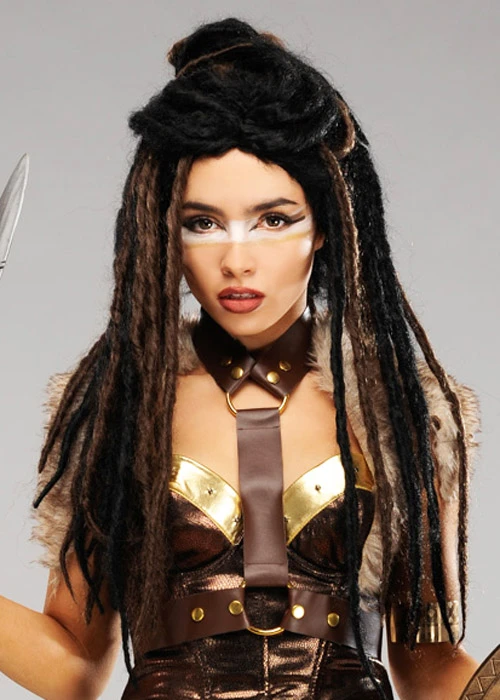 Womens Warrior Dreadlock Bun Wig 5 Womens Warrior Dreadlock Bun Wig - Image 3