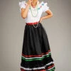 Womens Frida Kahlo Style Mexican Lady Dress