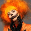 Womens Halloween Evil Pumpkin Orange Wig 2 Womens Halloween Evil Pumpkin Orange Wig -Halloween Fans Shop womens gothic pumpkin wig