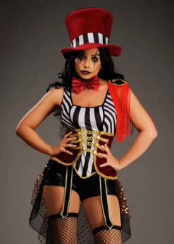 Womens Halloween Gothic Circus Ringmaster Costume -Halloween Fans Shop womens halloween ringmaster costume 86750 03