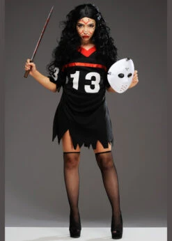 Womens Halloween Jason Style Hockey Costume