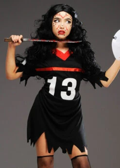 Womens Halloween Jason Style Hockey Costume -Halloween Fans Shop womens jason costume 84273 03