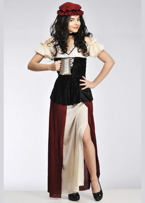 Womens Medieval Tavern Wench Costume 3 Womens Medieval Tavern Wench Costume