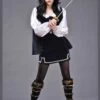 Womens Blue Musketeer Lady Costume 1 Womens Blue Musketeer Lady Costume -Halloween Fans Shop womens musketeer costume