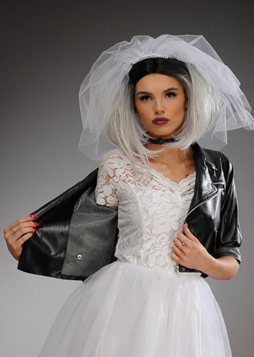 Womens Petite Bride Of Chucky Style Black Jacket 6 Womens Petite Bride Of Chucky Style Black Jacket - Image 4