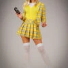 Womens Petite Size Yellow Cher Clueless Costume -Halloween Fans Shop womens petite clueless cher costume