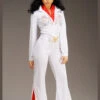 Womens Petite Size 1950s White Elvis Costume -Halloween Fans Shop womens petite elvis costume