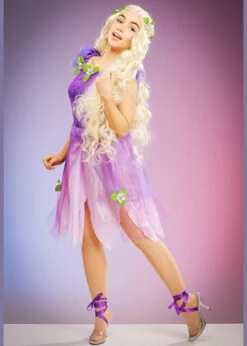 Womens Petite Size Rapunzel Style Fairy Princess Costume -Halloween Fans Shop womens petite rapunzel fairy princess costume 02