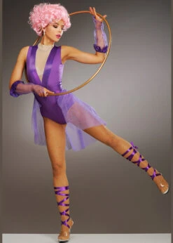 Womens Greatest Showman Style Circus Trapeze Costume 11 Womens Greatest Showman Style Circus Trapeze Costume -Halloween Fans Shop womens purple trapeze greatest showman costume 04