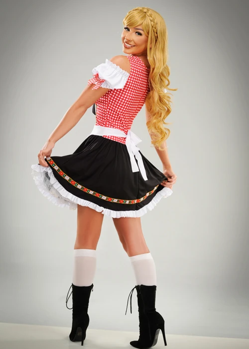 Womens Bavarian Beer Girl Oktoberfest Costume 5 Womens Bavarian Beer Girl Oktoberfest Costume - Image 3