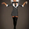 Womens Jack Skellington Style Halloween Costume -Halloween Fans Shop womens sexy jack skellington costume